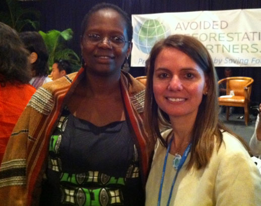 Erika with Wanjira Maathai.